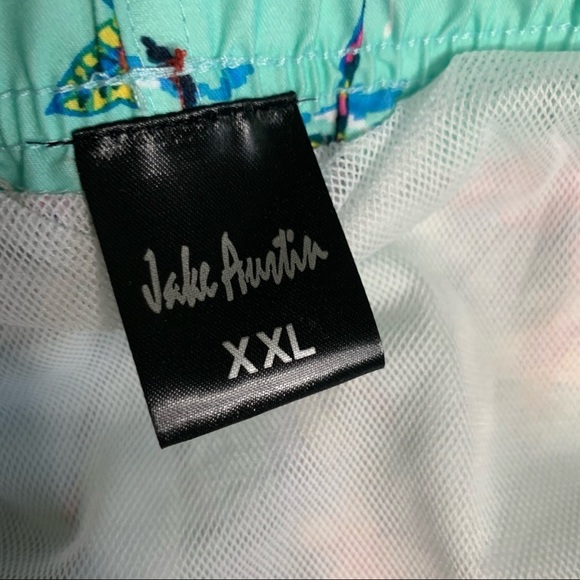 Jake Austin Men’s 6” Tropical Swim Trunks Size XXL - Picture 5 of 7